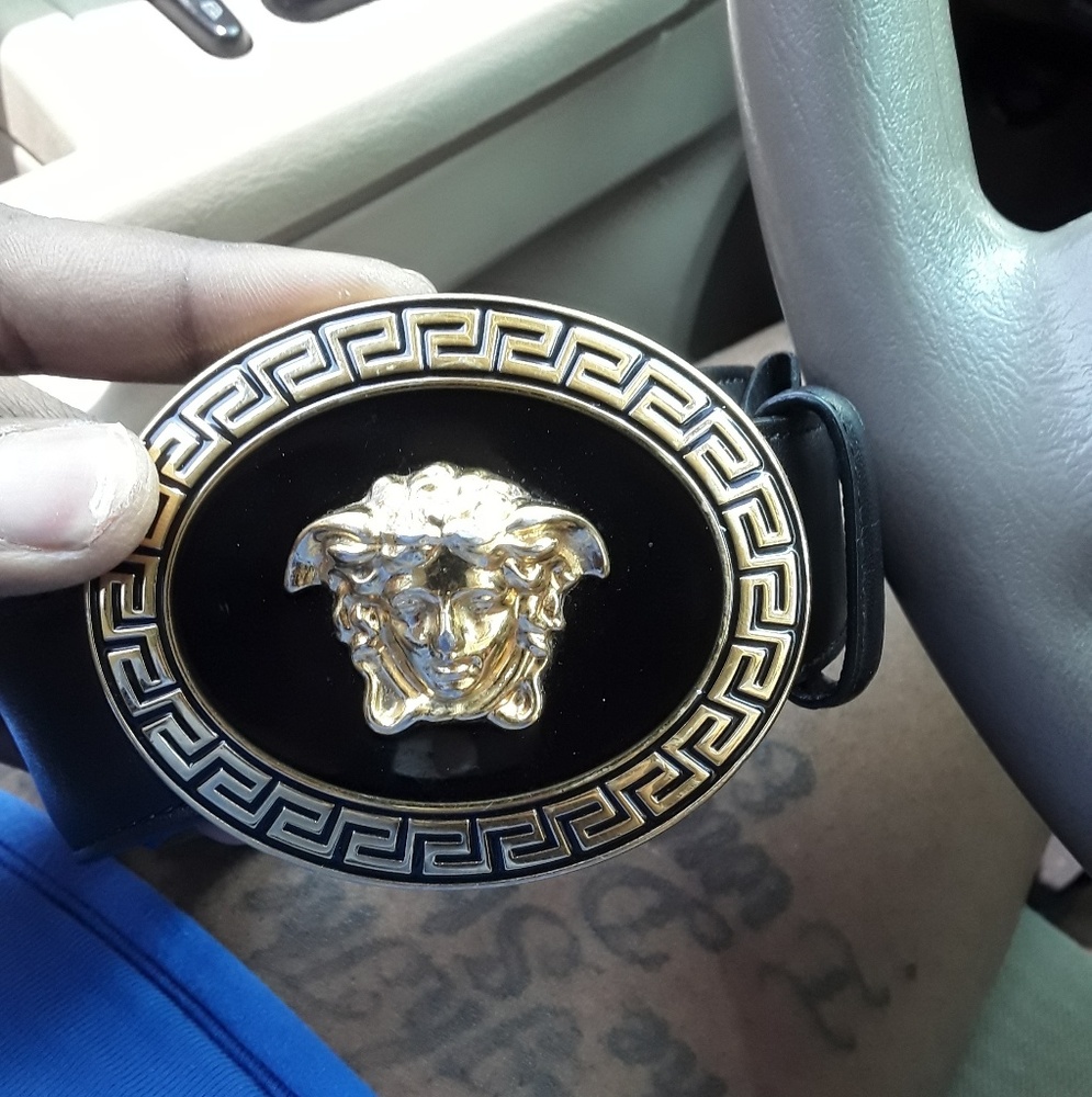 Gold Versace Belt
